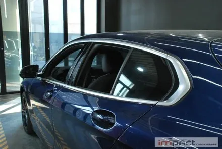 동탄 수원 랩핑 BMW118d 윈도우몰딩 크롬죽이기로 포인트 주기 / 수원시 권선구 고색동