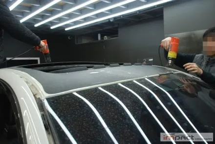 수원 루프스킨 잘하는곳 ! BMW 520d  필름 제거 및 랩핑 재시공 / 수원시 권선구 고색동