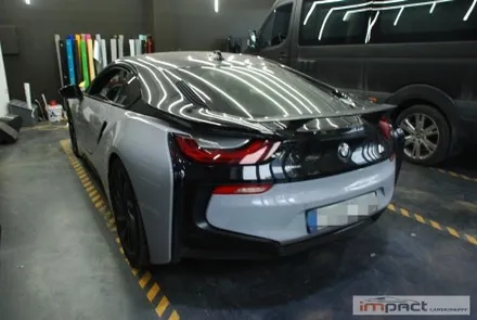 수원 랩핑 BMW I8 크레용 전체 시공 후 스크래치 발생으로 복구 진행! / 수원시 권선구 고색동