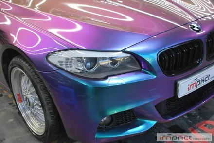 [수원/랩핑] bmw5 f10 고광택 카멜레온랩핑은 바로 이런것! / 수원, 광교, 화성, 동탄