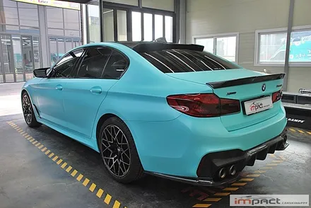 [수원/랩핑]BMW5시리즈 3M2080 사틴키웨스트 전체랩핑-임팩트WRAP&PPF전문점 / 수원, 광교, 화성, 동탄