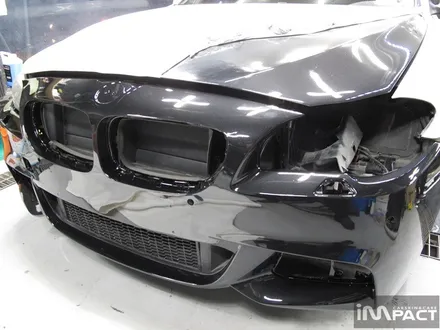 수원루프스킨 BMW528i 사고부위 랩핑 재시공 by.임팩트 / 수원시 권선구 고색동