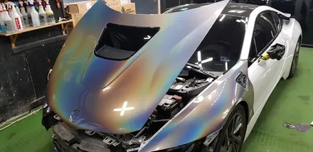 [수원/랩핑]BMW i8 싸이키델릭 전체랩핑 / 수원시 권선구 고색동