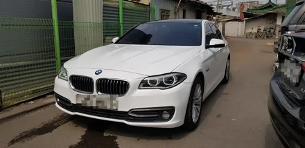 수원랩핑 BMW5 화이트유광 전체랩핑 / 수원시 권선구 고색동