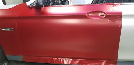 [수원/랩핑] BMW5 사틴뱀파이어레드 전체랩핑 시공 / 수원시 권선구 고색동