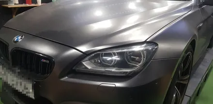 [수원/랩핑] BMW M6 사틴그레이 전체랩핑 필름제거 / 수원시 권선구 고색동