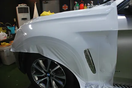 [수원/랩핑] BMW X6 에이버리 화이트유광 전체랩핑 / 수원, 광교, 화성, 동탄