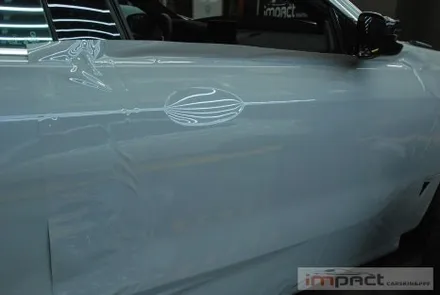 수원 랩핑 BMW5 사고부위 부분 재시공 ,공구리랩핑 시멘트랩핑 / 수원시 권선구 고색동