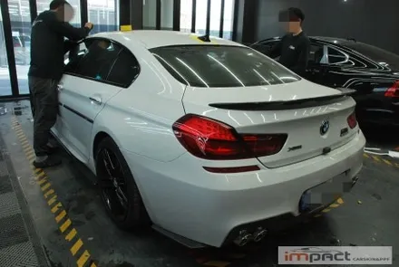 수원 랩핑 BMW6시리즈 고광택 블랙유광 루프스킨 잘하는곳 ! / 수원시 권선구 고색동