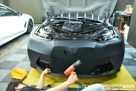 분당 용인 수원 랩핑 BMW M4(G82)무광 검정 매트 블랙 래핑 / 수원시 권선구 고색동