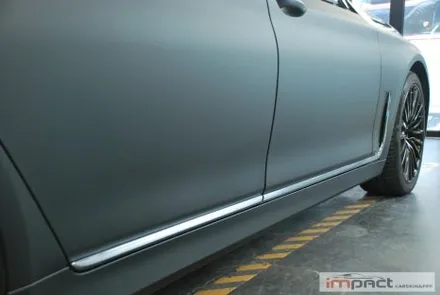수원 랩핑샵 임팩트 BMW7시리즈 전체 크롬죽이기 래핑 잘하는곳! / 수원시 권선구 고색동