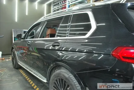 수원 랩핑 BMW X7 전체 크롬죽이기 후 올블랙 에디션 느낌 그대로! / 수원시 권선구 고색동
