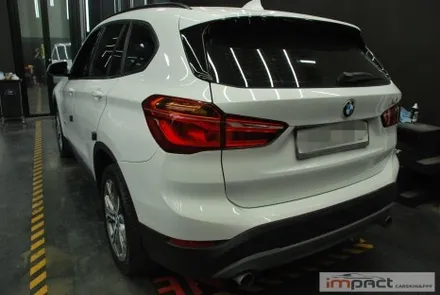수원 랩핑 BMW E84 X1 실내 도어트림 몰딩 카본랩핑 시공 / 수원시 권선구 고색동