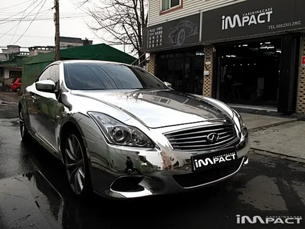 수원랩핑 믿고맡기는 임팩트에서 인피니티G37 크롬재시공!! / 수원시 권선구 고색동