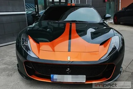 강남/성남/수원랩핑 슈퍼카전문 임팩트 페라리812GTS 포인트데칼,PPF재시공 / 수원시 권선구 고색동