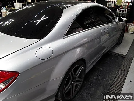 수원랩핑 벤츠CL63 AMG 메탈릭그레이유광 전체시공 by.수원임팩트 / 수원시 권선구 고색동