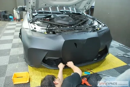 분당 용인 수원 랩핑 BMW M4(G82)무광 검정 매트 블랙 래핑 / 수원시 권선구 고색동