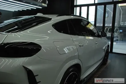 수원 고광택 랩핑 BMW X6 코치라인 데칼랩핑으로 포인트 주기 / 수원시 권선구 고색동