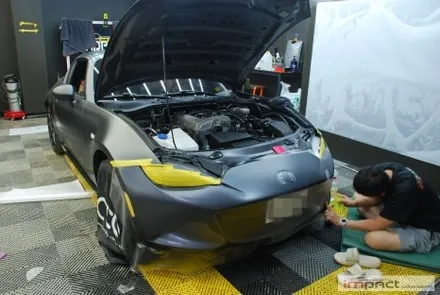 수원 PPF 마쯔다 MX-5 무광 PPF로 매트한 감성과 도장 보호효과~! / 수원시 권선구 고색동