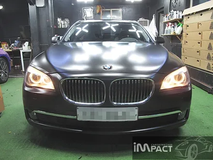 [수원/랩핑] BMW7 사틴블랙 전체랩핑 시공 / 수원시 권선구 고색동