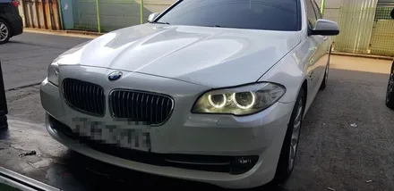 [수원/랩핑]BMW5 사고랩핑 화이트펄 부분랩핑 / 수원시 권선구 고색동