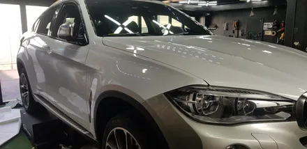 [수원/랩핑] BMW X6 화이트유광 전체랩핑 / 수원시 권선구 고색동