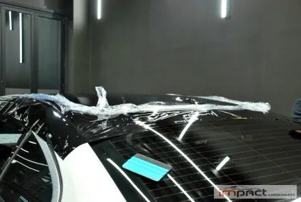 화성 수원 루프스킨 BMW5시리즈 530i 블랙유광 랩핑 재시공 / 수원시 권선구 고색동