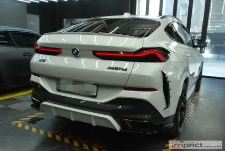 수원 고광택 랩핑 BMW X6 코치라인 데칼랩핑으로 포인트 주기 / 수원시 권선구 고색동