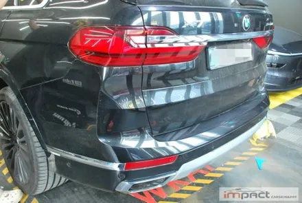 수원 랩핑 BMW X7 전체 크롬죽이기 후 올블랙 에디션 느낌 그대로! / 수원시 권선구 고색동