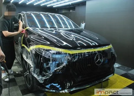 수원 랩핑 PPF 벤츠EQS450 블랙 바디엔 유광PPF로 보호하세요. / 수원시 권선구 고색동