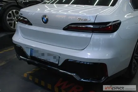 수원 분당 랩핑 BMW i7 740d 전체 크롬죽이기로 압도적인 분위기 완성 / 수원시 권선구 고색동