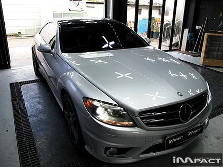 수원랩핑 벤츠CL63 AMG 메탈릭그레이유광 전체시공 by.수원임팩트 / 수원시 권선구 고색동