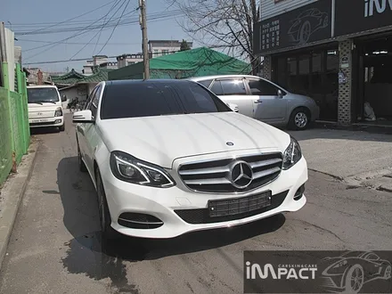 [수원/랩핑] 벤츠E클래스 아이보리화이트 전체랩핑 시공 / 수원시 권선구 고색동