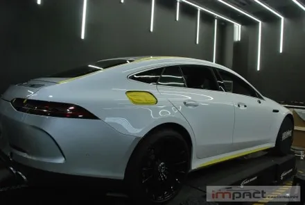 수원 고광택랩핑,ppf전문 임팩트 벤츠amg gt43 고광택 화이트 전체시공 / 수원시 권선구 고색동
