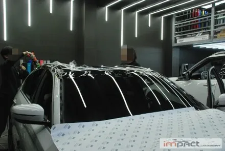 화성 수원 루프스킨 BMW5시리즈 530i 블랙유광 랩핑 재시공 / 수원시 권선구 고색동