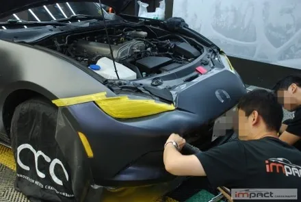 수원 PPF 마쯔다 MX-5 무광 PPF로 매트한 감성과 도장 보호효과~! / 수원시 권선구 고색동