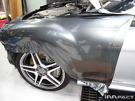 수원랩핑 벤츠CL63 AMG 메탈릭그레이유광 전체시공 by.수원임팩트 / 수원시 권선구 고색동