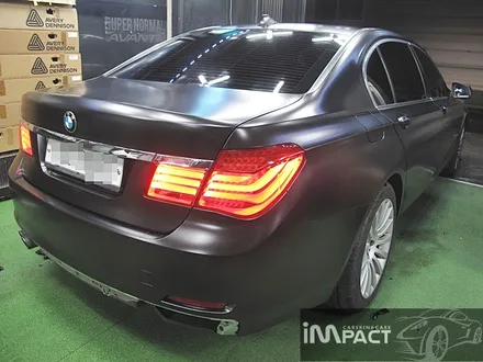 [수원/랩핑] BMW7 사틴블랙 전체랩핑 시공 / 수원시 권선구 고색동