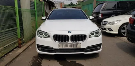 수원랩핑 BMW5 화이트유광 전체랩핑 / 수원시 권선구 고색동