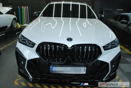 수원 고광택 랩핑 BMW X6 코치라인 데칼랩핑으로 포인트 주기 / 수원시 권선구 고색동