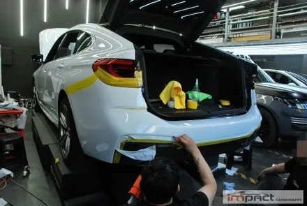 동탄 수원 랩핑 BMW6시리즈 6gt 화이트 전체 래핑 잘하는곳! / 수원시 권선구 고색동