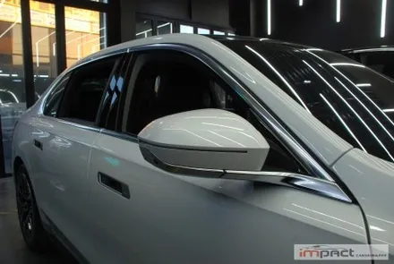 수원 분당 랩핑 BMW i7 740d 전체 크롬죽이기로 압도적인 분위기 완성 / 수원시 권선구 고색동
