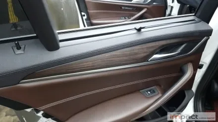 수원 랩핑 잘하는곳 ! BMW5시리즈 루프 재시공 및 실내 카본 랩핑 / 수원시 권선구 고색동