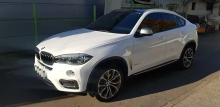 [수원/랩핑] BMW X6 화이트유광 전체랩핑 / 수원시 권선구 고색동