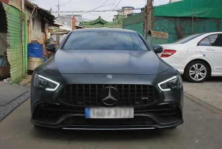 [수원/랩핑] 벤츠AMG GT 사틴블랙락그레이메탈릭 전체랩핑 / 수원, 광교, 화성, 동탄