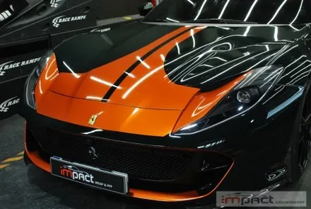 강남/성남/수원랩핑 슈퍼카전문 임팩트 페라리812GTS 포인트데칼,PPF재시공 / 수원시 권선구 고색동