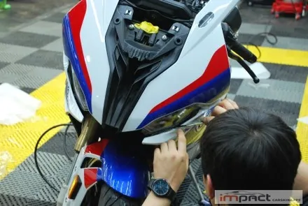 수원 랩핑 임팩트 바이크 시즌! BMW S1000RR PPF시공은 무조건!! / 수원시 권선구 고색동