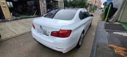 [수원/랩핑] BMW5 F10 화이트유광 전체랩핑 / 수원, 광교, 화성, 동탄