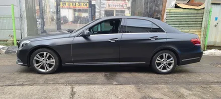 수원랩핑 벤츠E클래스 사틴블랙락그레이메탈릭 전체랩핑 시공 / 수원, 광교, 화성, 동탄