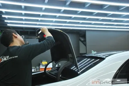 수원 고광택전문 임팩트 벤츠S63amg 화이트 전체랩핑 / 수원시 권선구 고색동